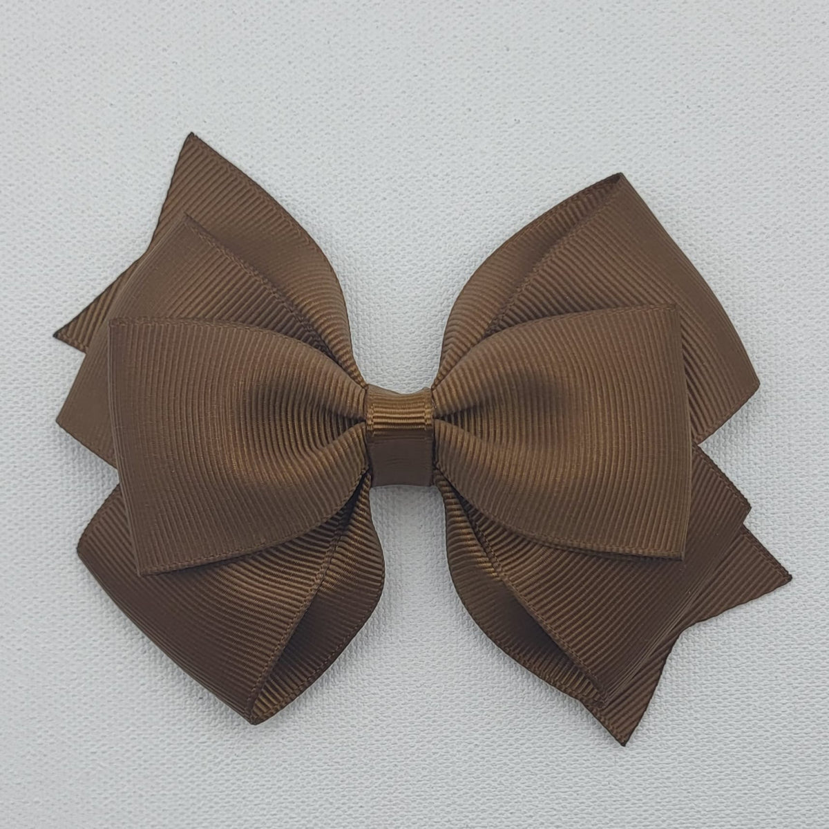 Brown Turftan Solid Color Hair Bow - 8 Styles to Choose